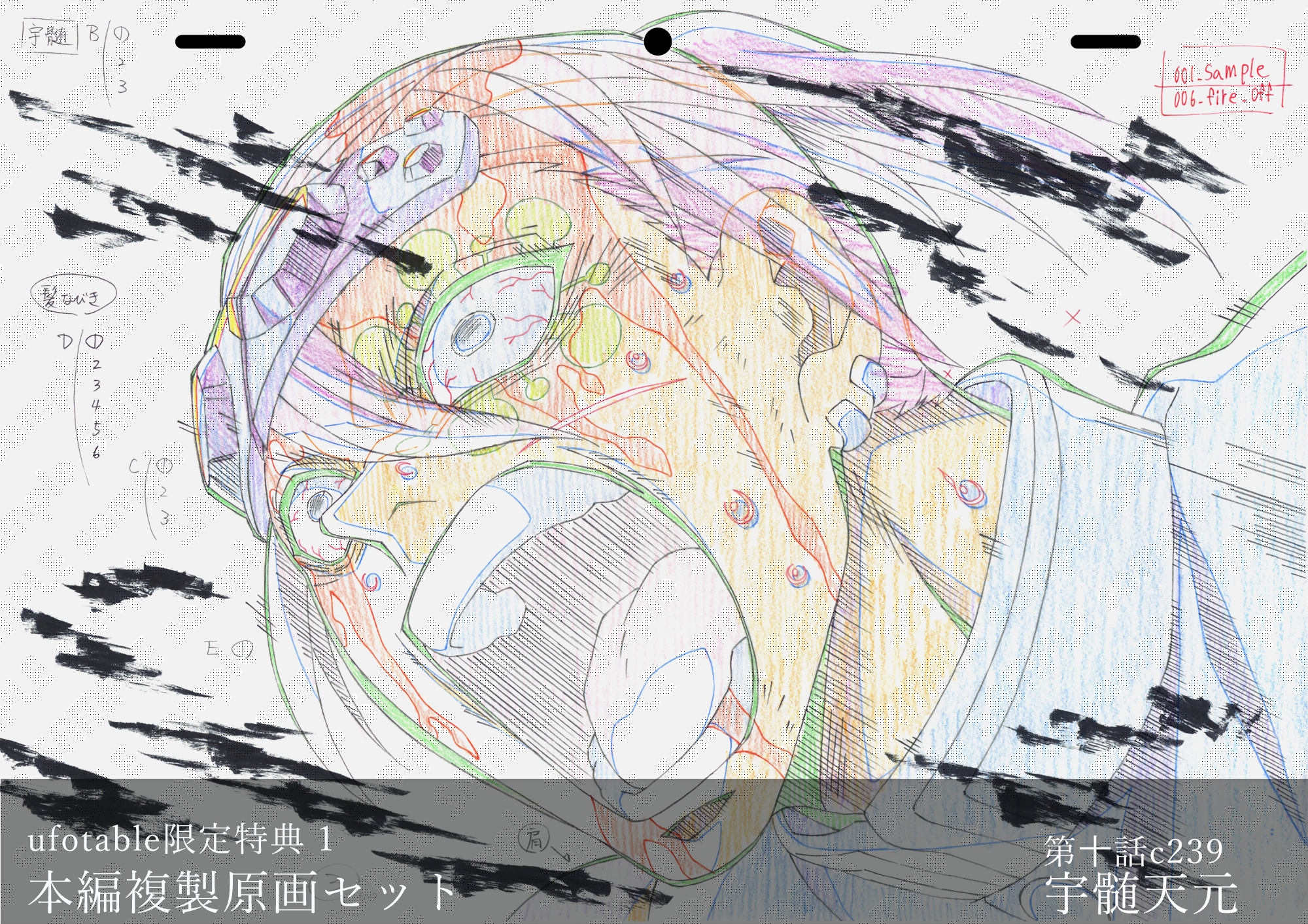 【半額】 鬼滅の刃 完全生産限定TVアニメ本編複製原画セット キャラクターグッズ