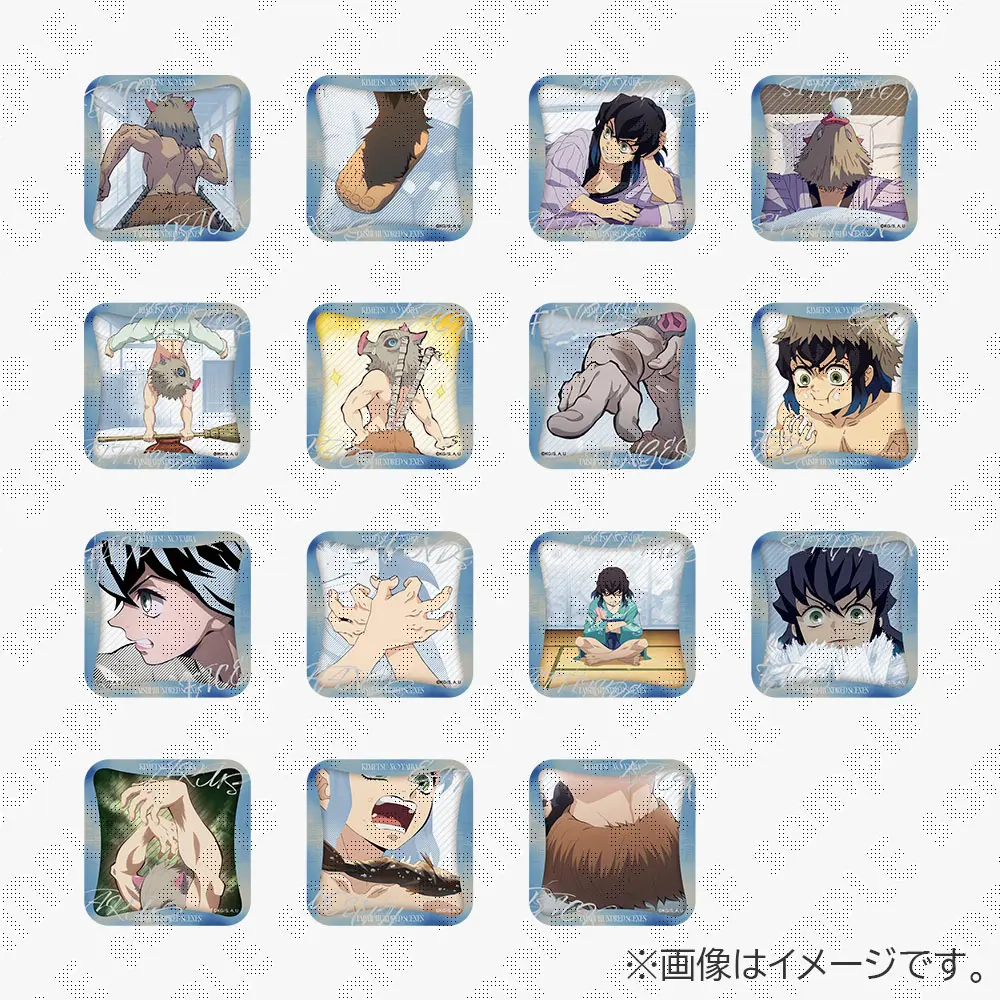 鬼滅の刃 隊士百景 ufotable エモーショナル缶バッジ 嘴平伊之助 未