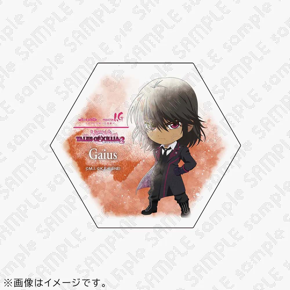 【受注生産】『テイルズ オブ』シリーズ 30周年 ufotable×Production I.G企画　「TALES OF XILLIA 2」みにきゃら石コースター　ガイアス