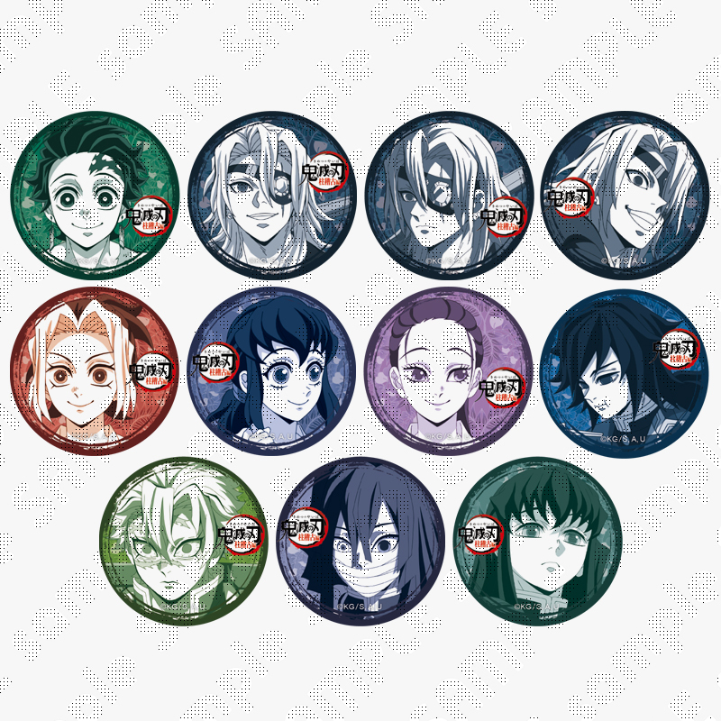 鬼滅の刃 缶バッジ　キメツ学園　くじ引き缶バッジ　コンプリート 鬼滅の刃 缶バッジ キメツ学園 くじ引き缶バッジ コンプリート