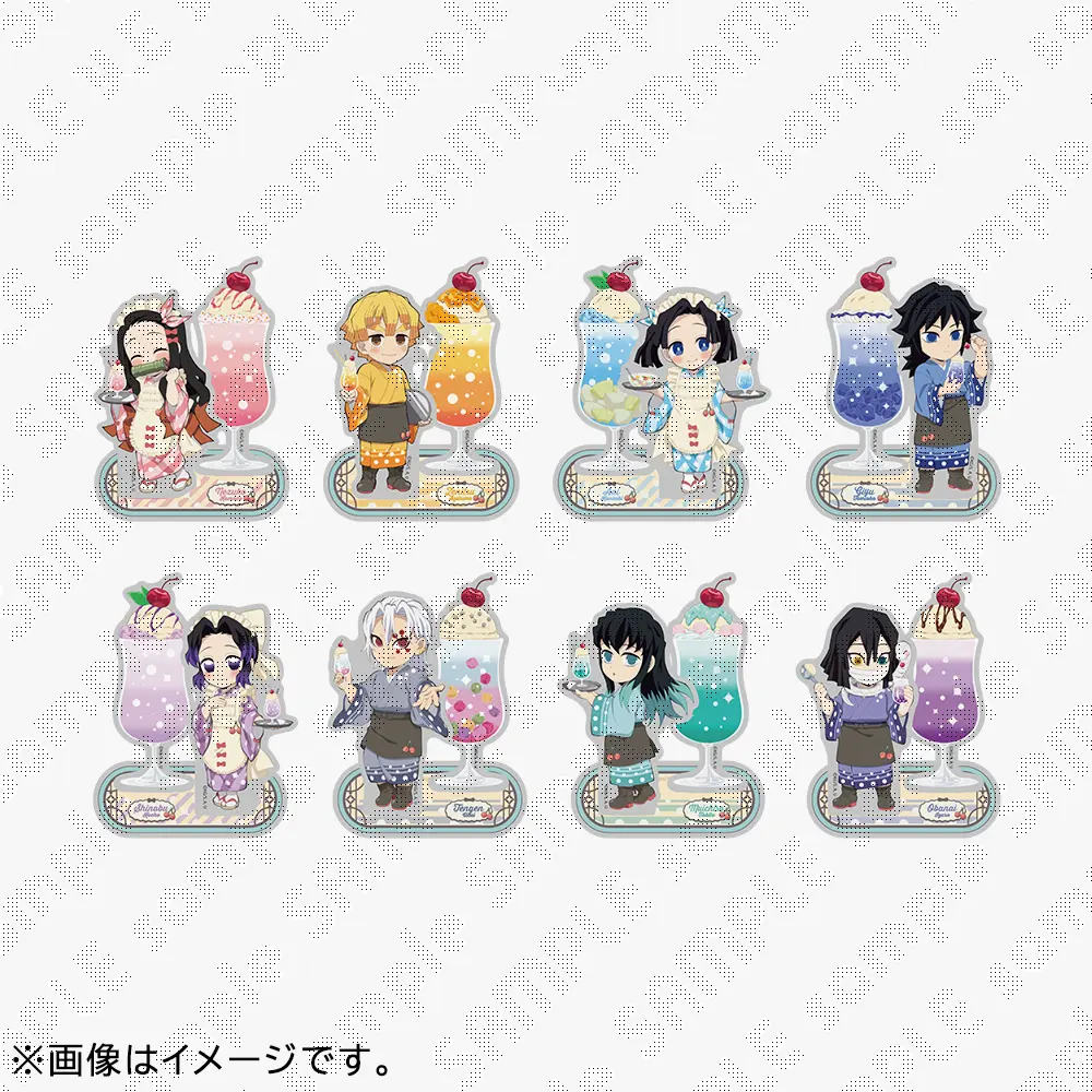 在庫品】鬼滅の刃 クリームソーダパーラー ランダムアクリルスタンドB