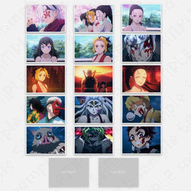 テレビアニメ 鬼滅の刃 遊郭編コラボレーションカフェ ランダムブロマイドくじセット 第九話 Ufotablewebshop