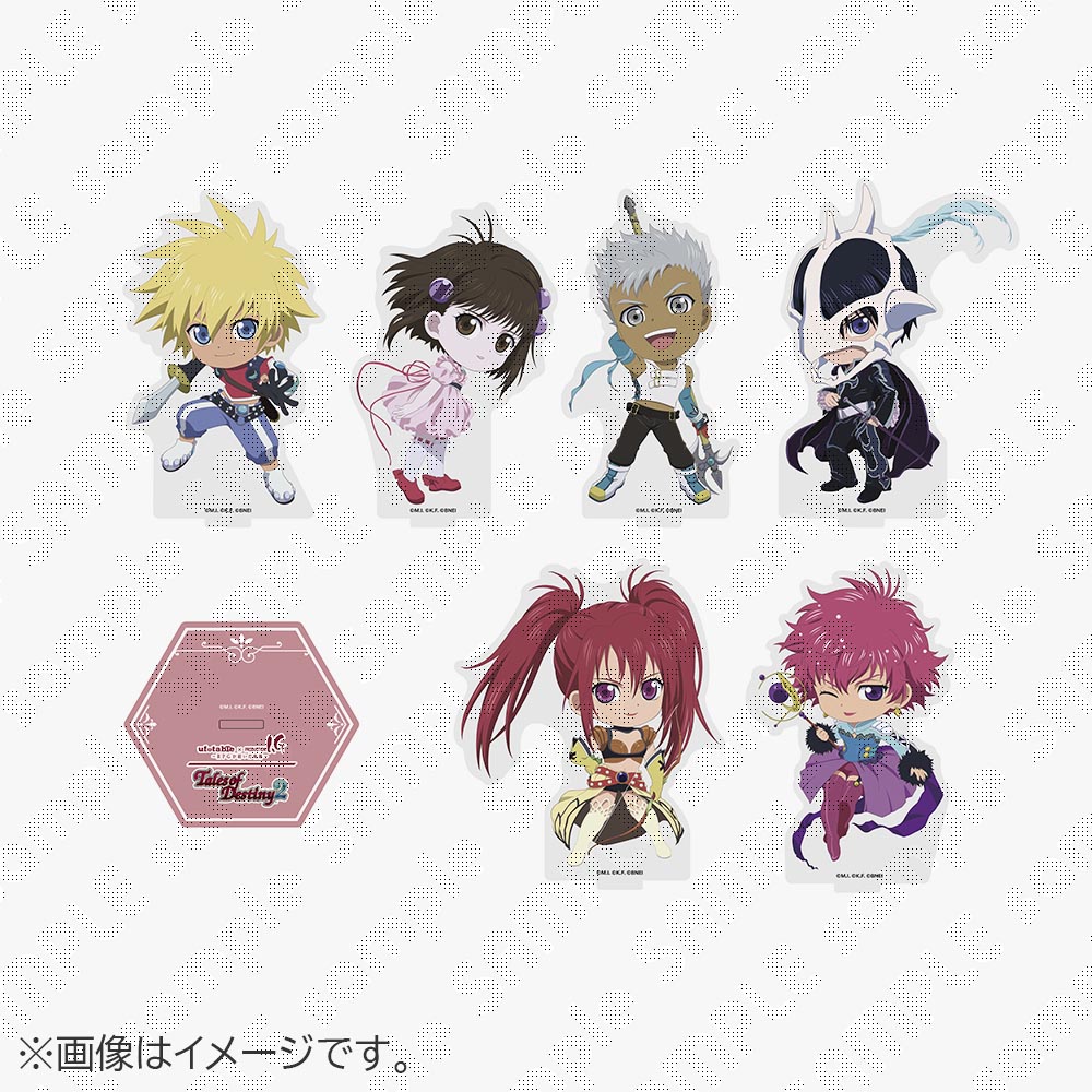 【受注生産】『テイルズ オブ』シリーズ 30周年 ufotable×Production I.G企画　「Tales of Destiny 2」みにきゃらランダムアクリルスタンド（全6種）