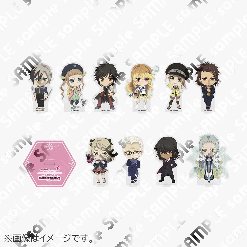 【受注生産】『テイルズ オブ』シリーズ 30周年 ufotable×Production I.G企画　「TALES OF XILLIA 2」みにきゃらランダムアクリルスタンド（全10種）