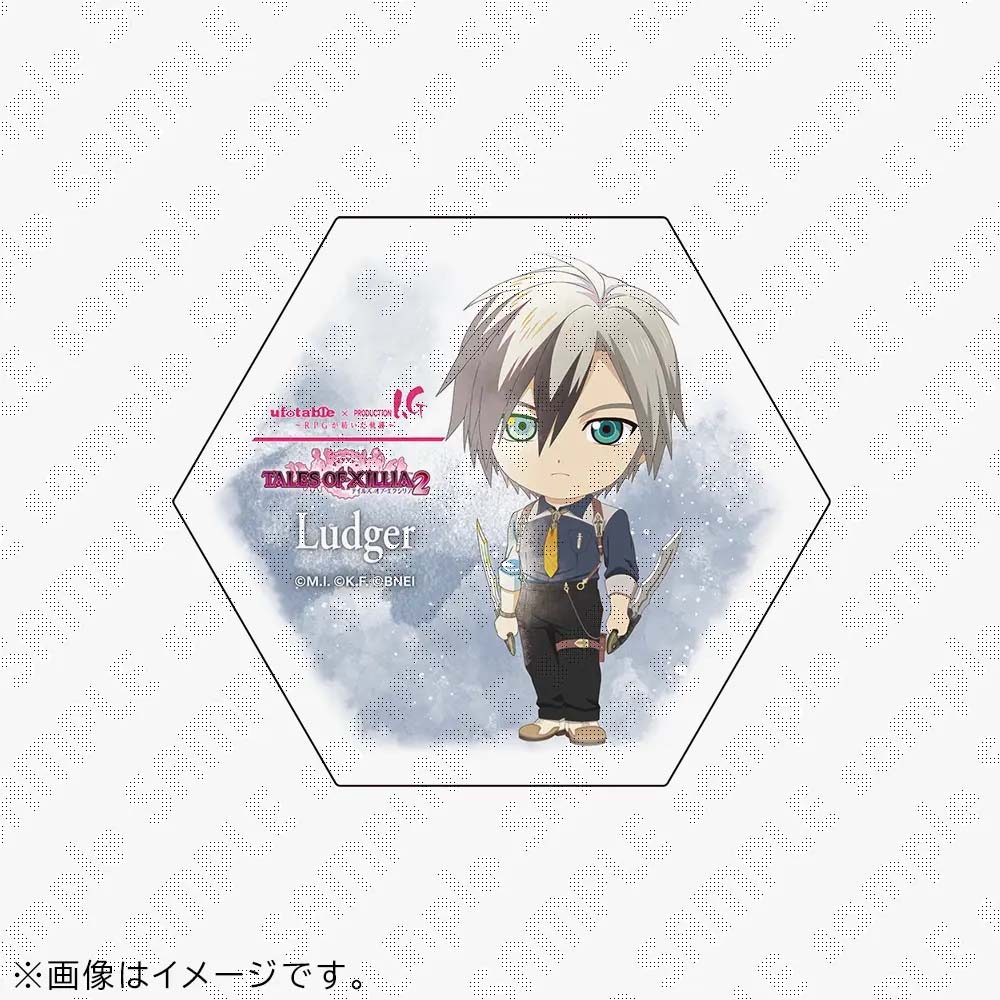 【受注生産】『テイルズ オブ』シリーズ 30周年 ufotable×Production I.G企画　「TALES OF XILLIA 2」みにきゃら石コースター　ルドガー