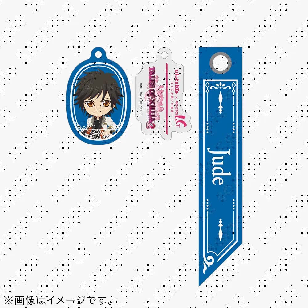 【受注生産】『テイルズ オブ』シリーズ 30周年 ufotable×Production I.G企画　「TALES OF XILLIA 2」188記念チャーム みにきゃら　ジュード