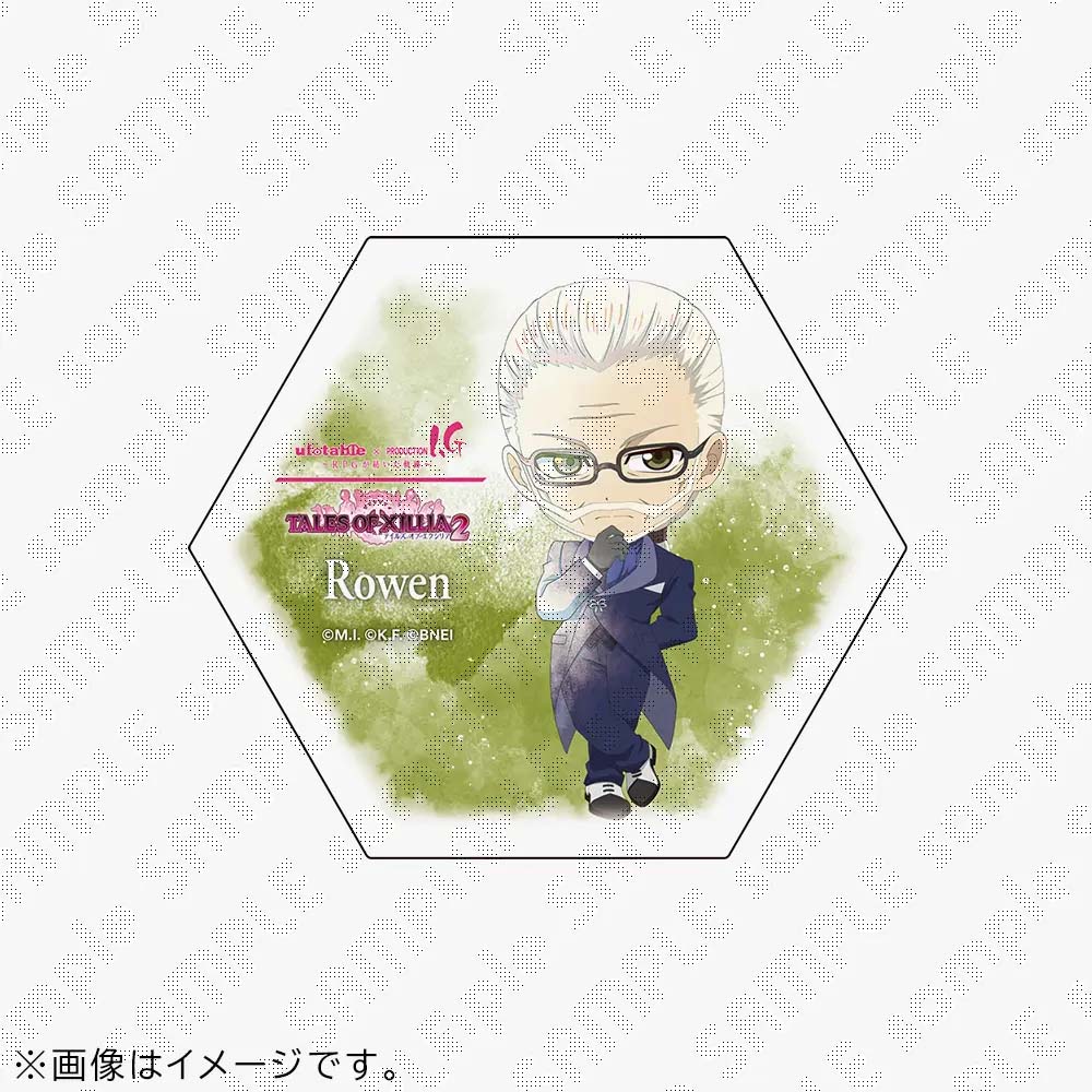 【受注生産】『テイルズ オブ』シリーズ 30周年 ufotable×Production I.G企画　「TALES OF XILLIA 2」みにきゃら石コースター　ローエン