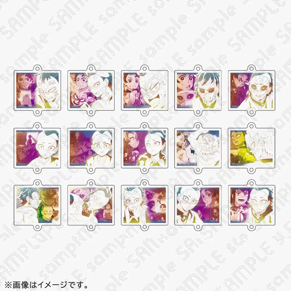 鬼滅の刃 グッズ 400個以上 鬼滅の刃 螺鈿風シリーズ アクリルキーホルダー Vol.4 - 株式会社